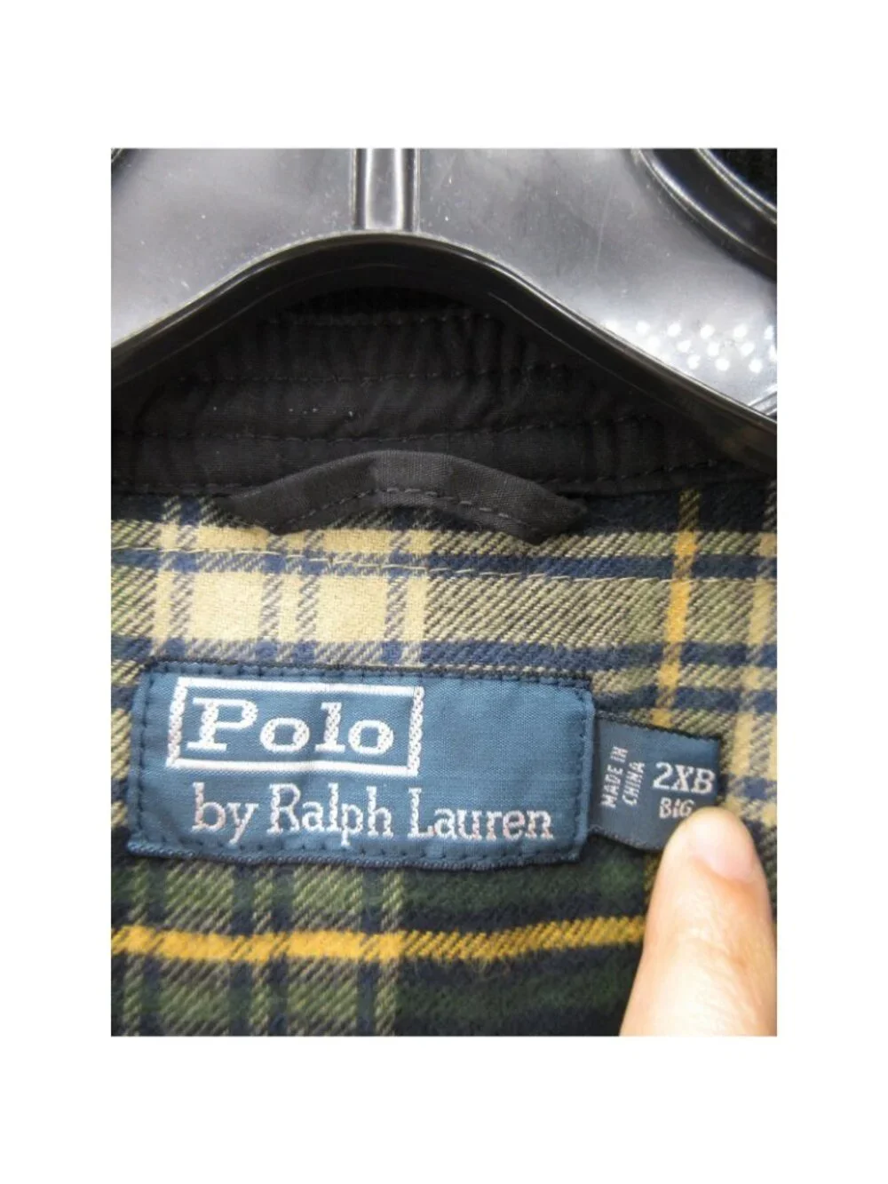 Polo Ralph Lauren Jacket 2XB Bi Swing Flannel Lined Corduroy Collar